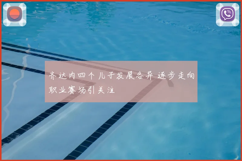 齐达内四个儿子发展各异 逐步走向职业赛场引关注